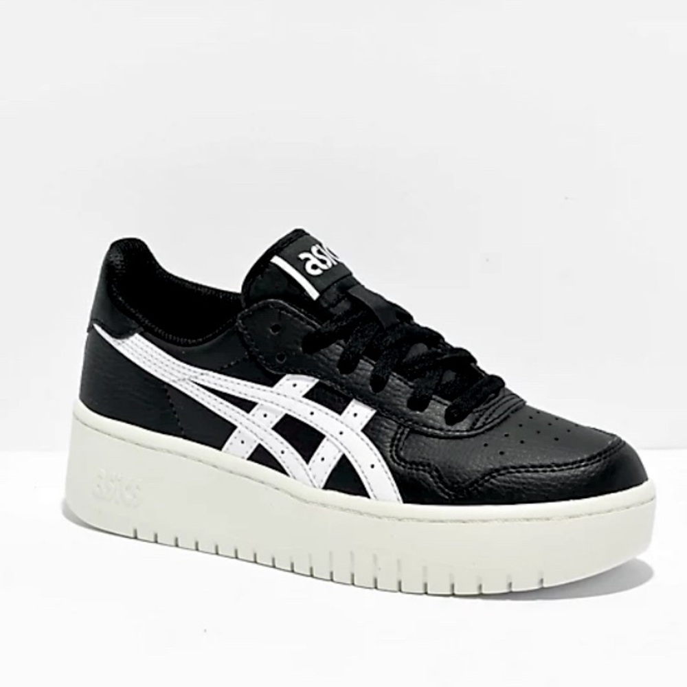 New with Tags ASICS Japan S Sneakers | Black & white leather | W 9 M 7.5 EU 40.5